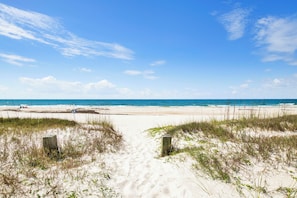 On the beach