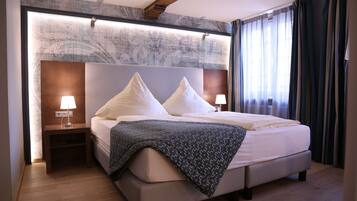 Comfort-Doppelzimmer | Hochwertige Bettwaren, Minibar, Zimmersafe, Schreibtisch