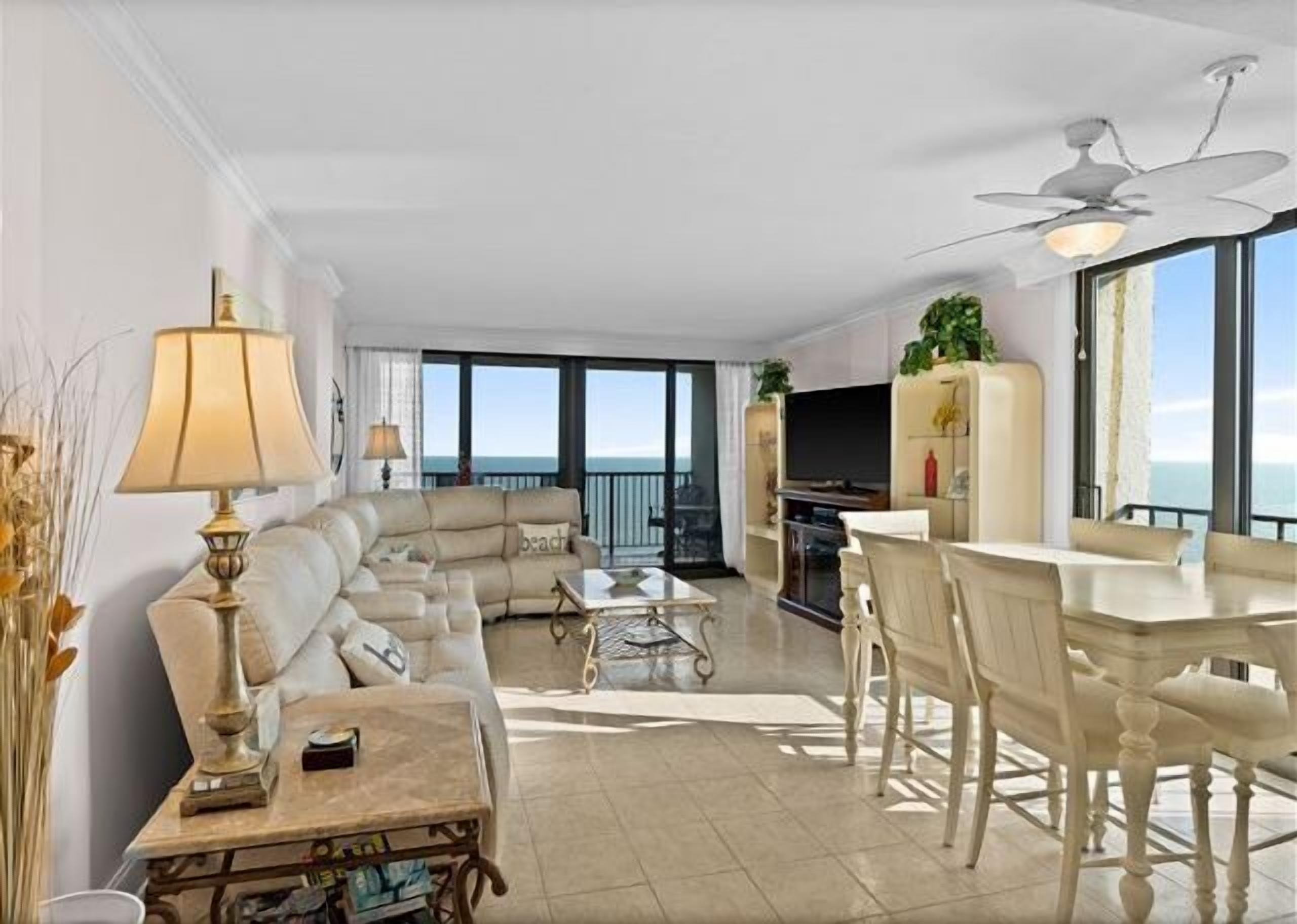 "Vision of the Seas"  Penthouse Oceanfront 3 Bed 2 Bath w/ Panoramic Views**