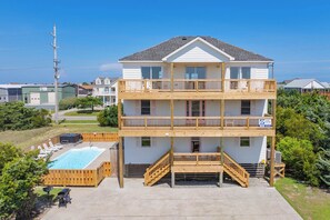Exterior - Soundside Dog Friendly Home w/ Pool, Hot Tub, Game Room, Community Boat Ramp (Salvo)