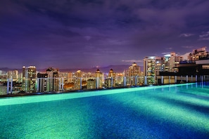 Outdoor pool, open 8:00 AM to 10:00 PM, pool loungers