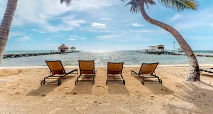 Garden-view condo steps to the beach with pool, dock & AC  - snowbird-friendly