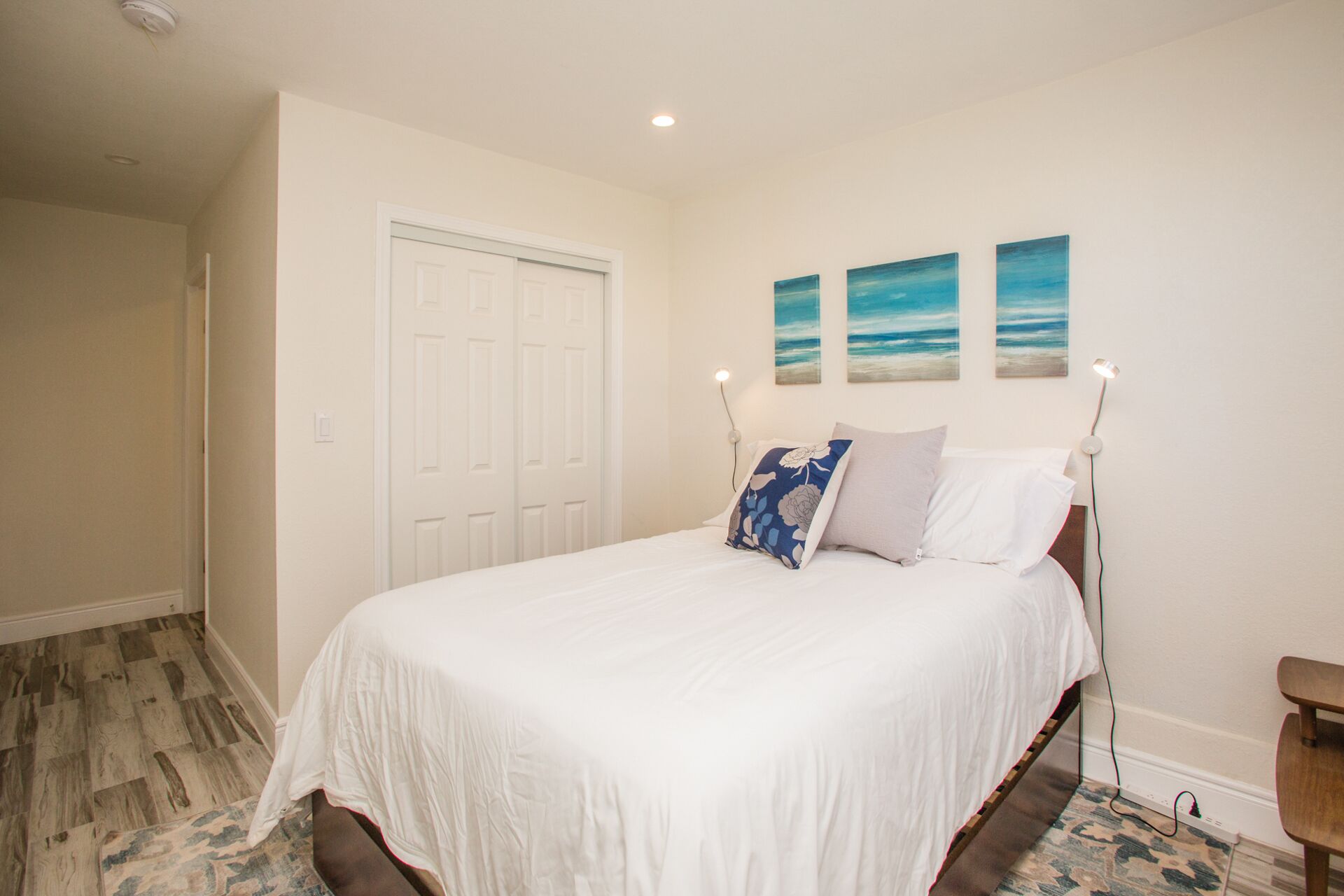 2 habitaciones y ropa de cama hipoalergénica 