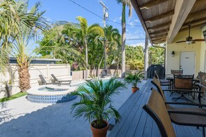 Et oppvarmet basseng