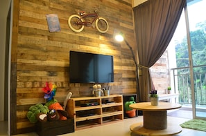 Living area - The Woodz Homestay (Tanah Rata)