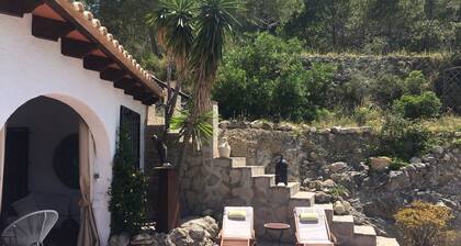 Country house, "Las Ruinas" with pool between almond trees and olive groves.