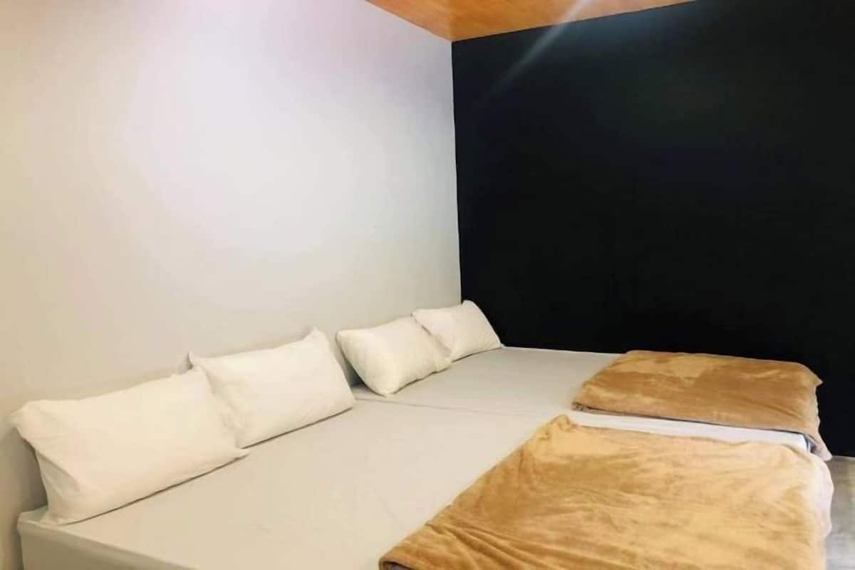 Desk, blackout drapes, WiFi (free)