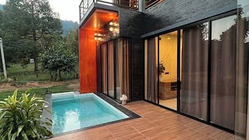 Familie villa, 3 slaapkamers | Uitzicht op de tuin