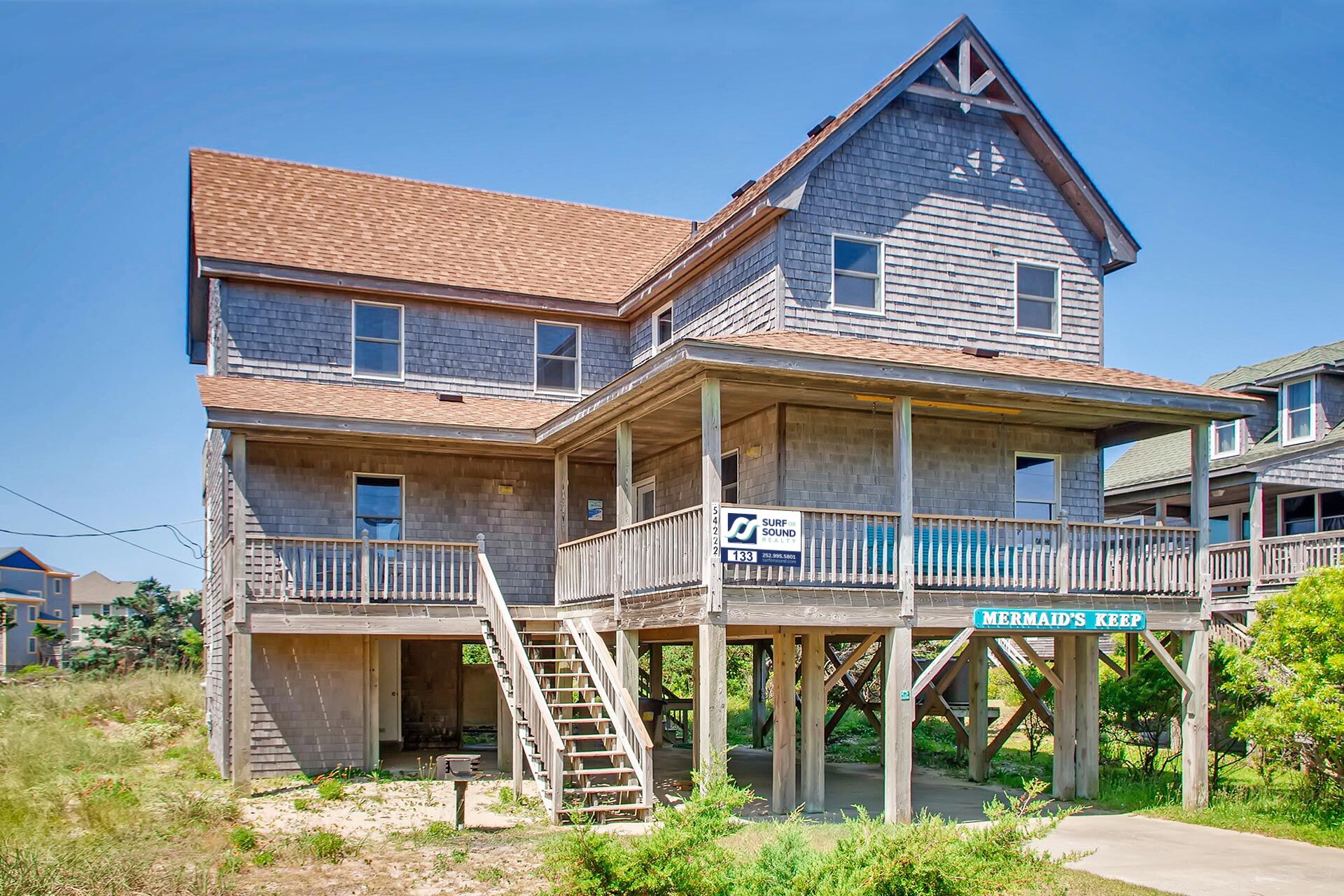 Oceanview, Dog Friendly Home in Frisco with Hot Tub, Grill, and Smart TVs