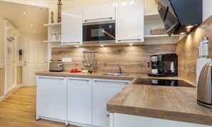 Fridge, microwave, oven, stovetop - Villa Strandblick (Zingst)