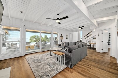 Huge Waterfront Home on Lake Lbj with Pool, HotTub, Island, Boat Ramp and Slips