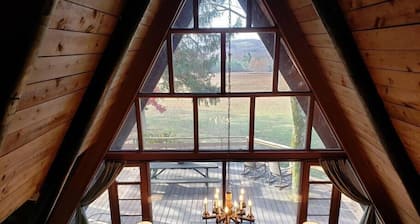 Private Cabin with Lake & Mountain Views on 10 Acres - Near Resorts - Book Now!
