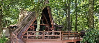 Private Cabin with Lake & Mountain Views on 10 Acres - Near Resorts - Book Now!