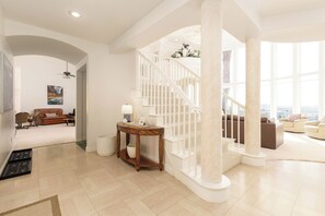 Smart TV, DVD player, table tennis, books