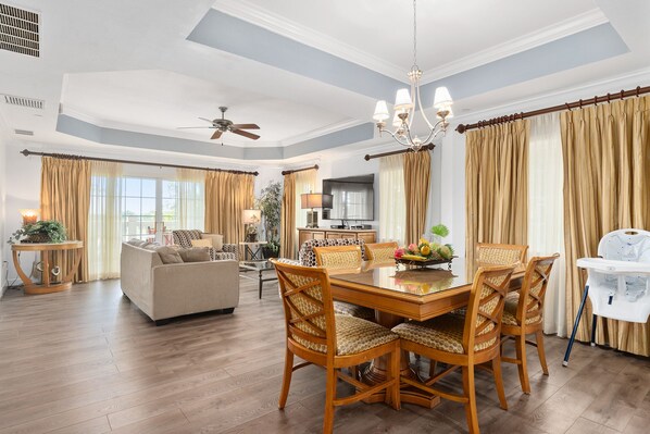 Smart TV, DVD player, stereo