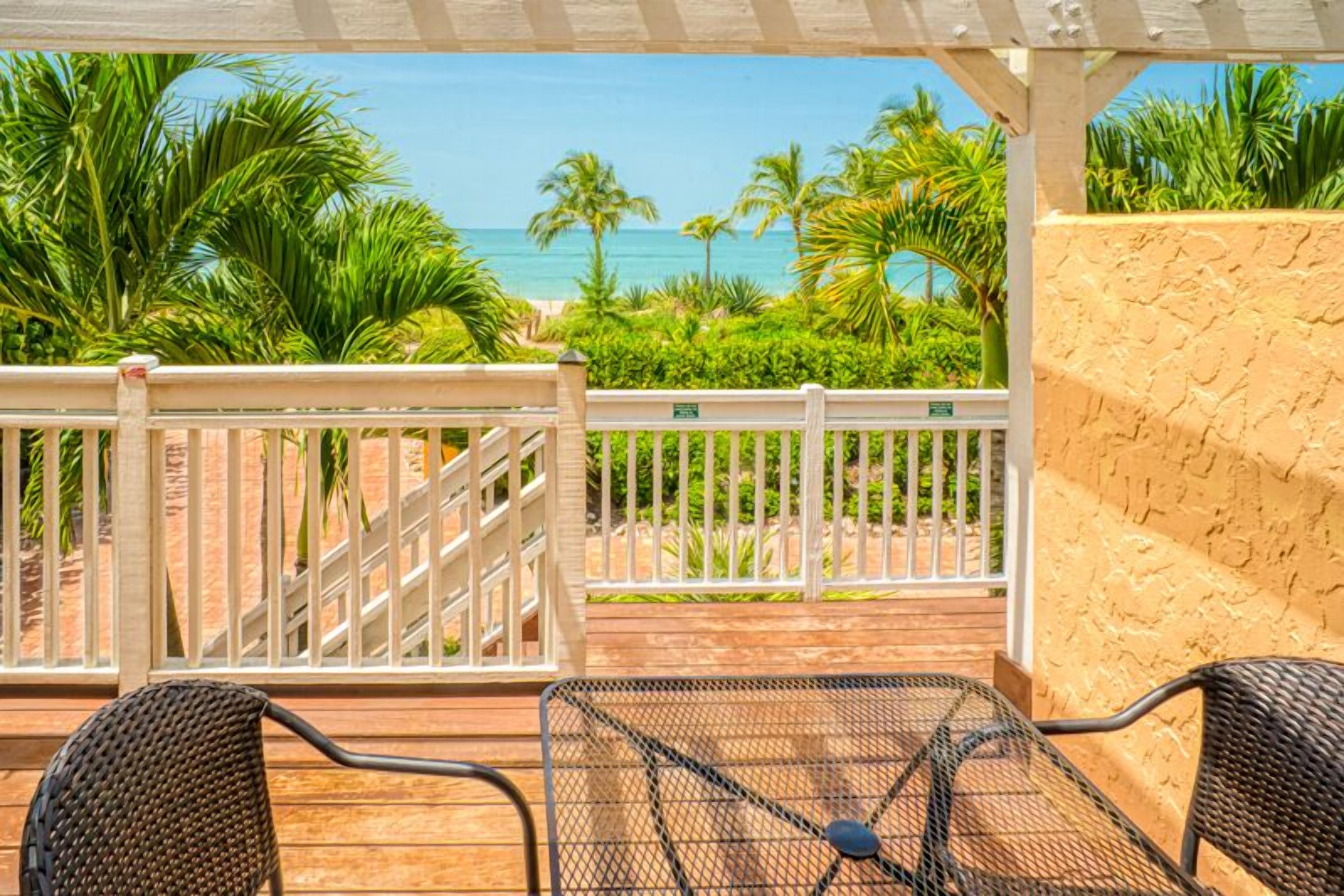 Sapphire blue water, white sandy beaches just steps from your front door and a luxury villa.