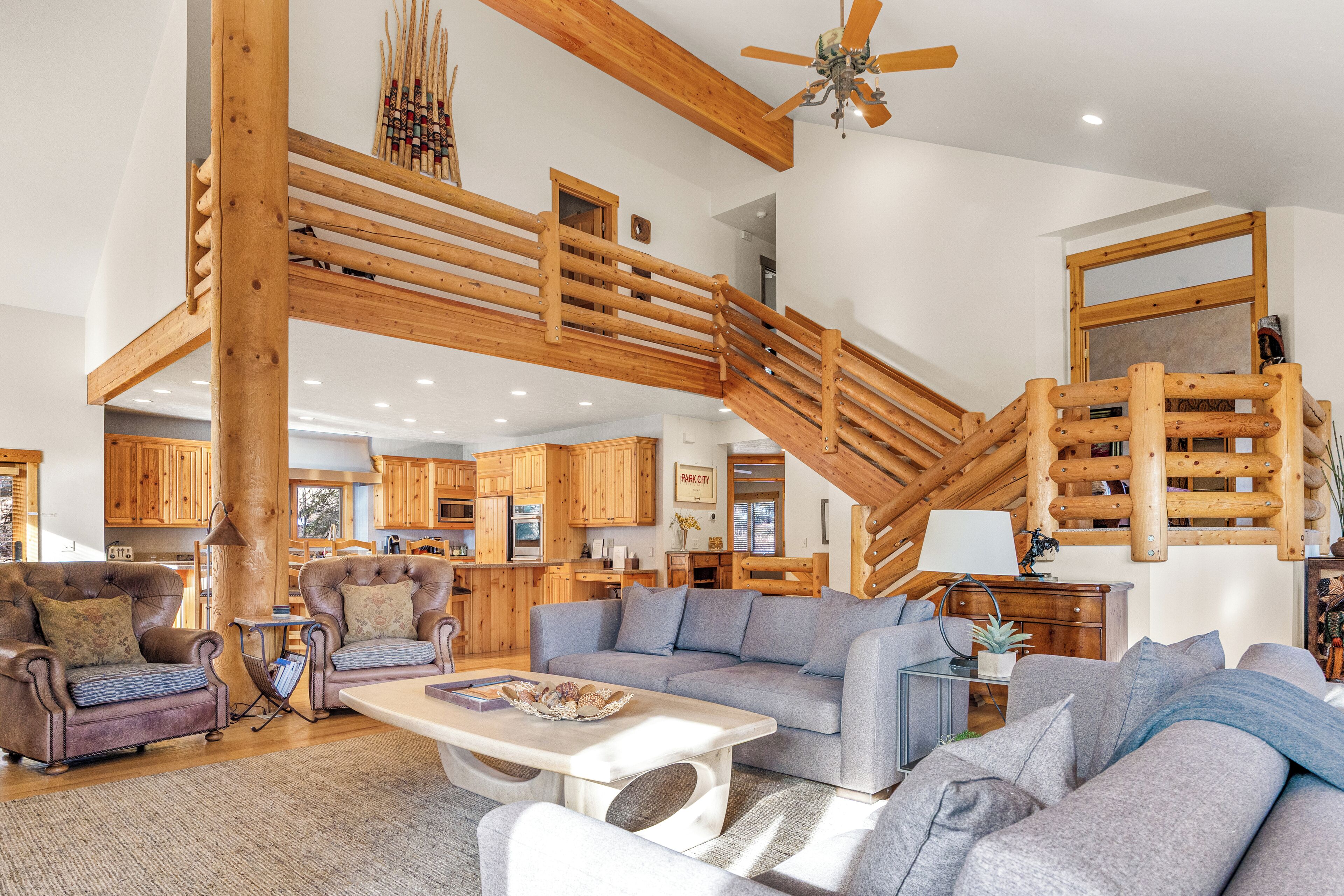 Smart TV, fireplace, DVD player, music library