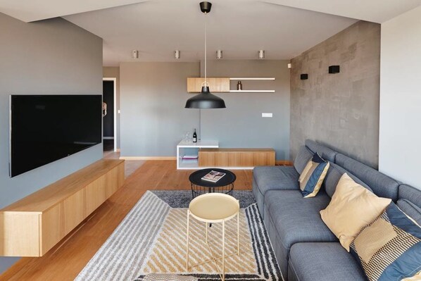 Apartment Jasmin | Vardagsrum | Platt-tv