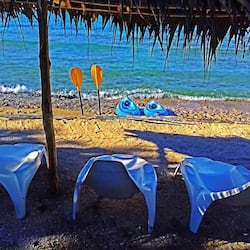 Plage, sable blanc