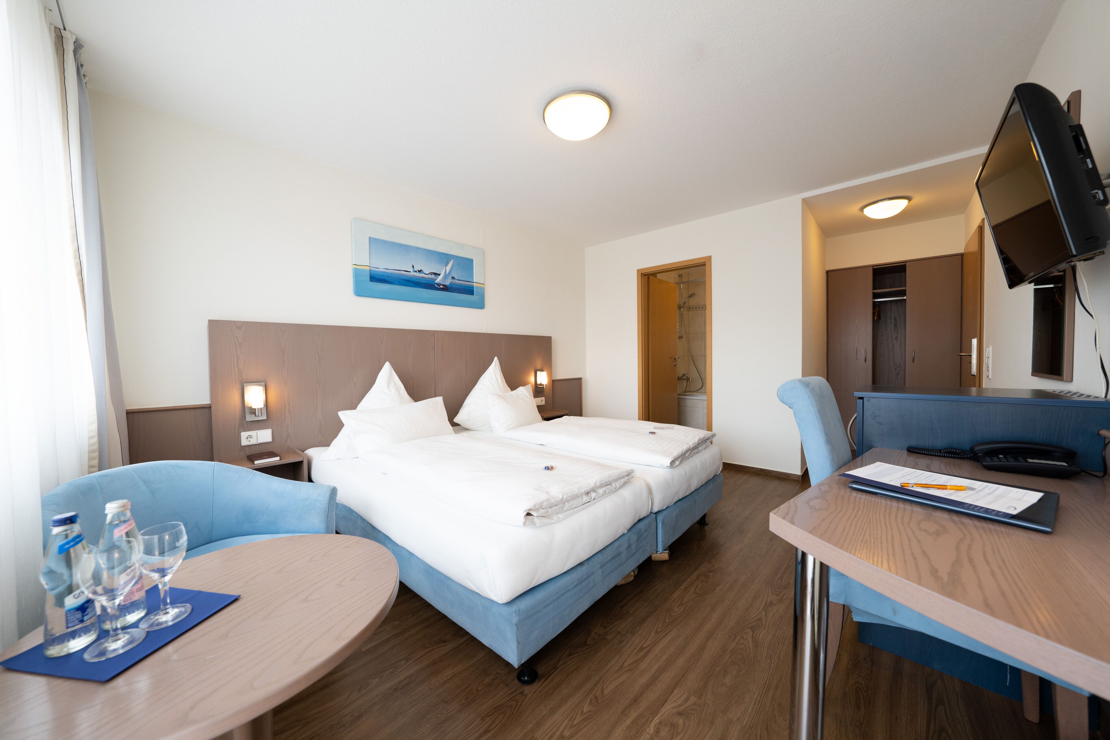 in-room safe, desk, blackout curtains, soundproofing