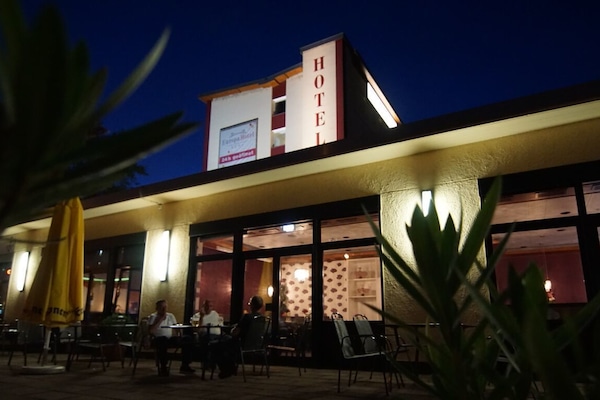 Front of property – evening/night