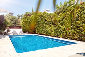 Outdoor pool - Private Villa with own pool 5 minutes drive to Coral Bay with 2 Sandy beaches (Paphos)