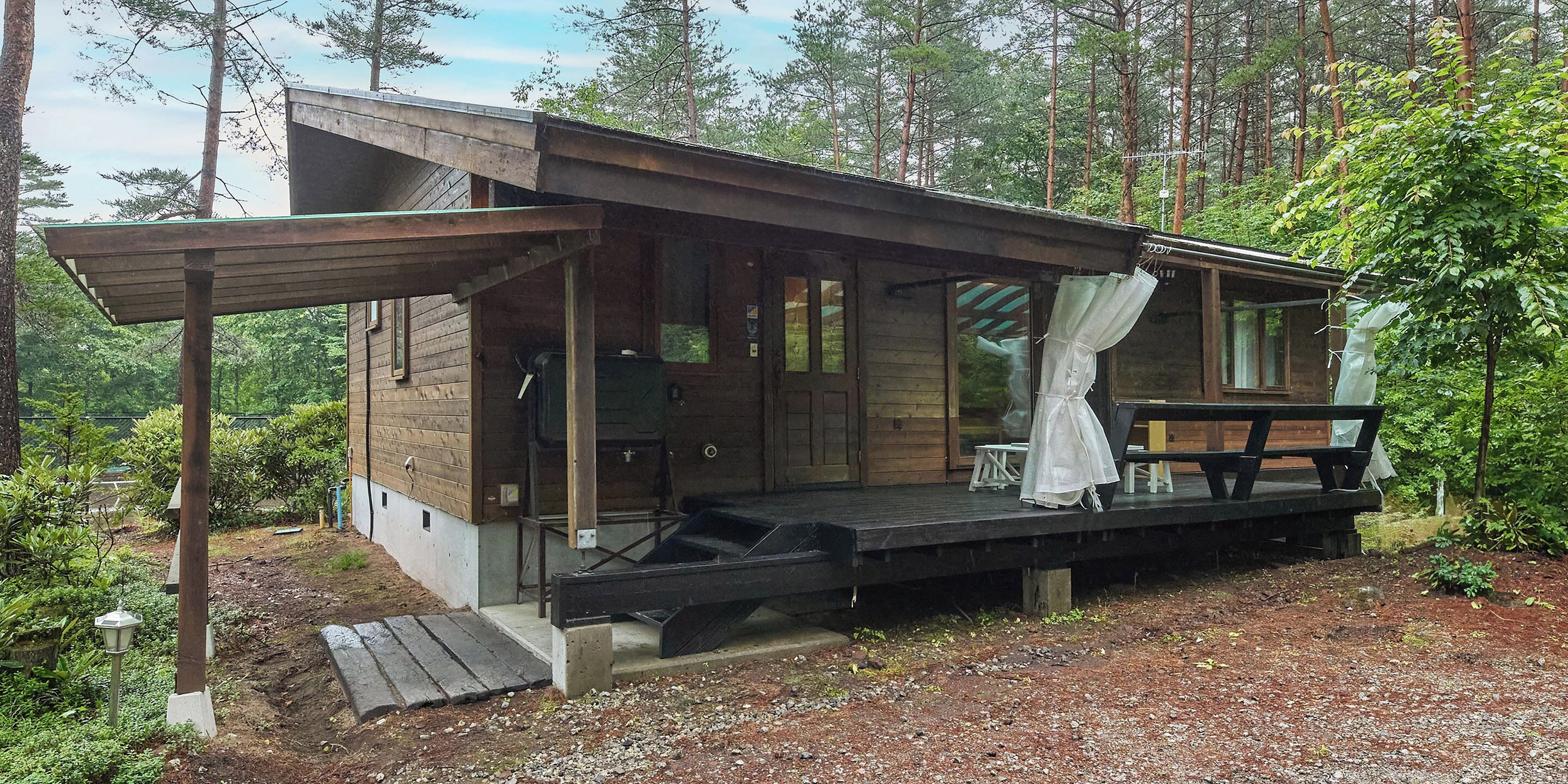 Cottage, non-fumeur (Curl 1-5 people) | Vue de la chambre