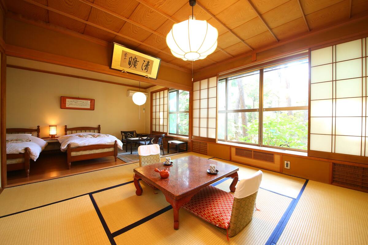Phòng (with Tatami space) | Két bảo mật tại phòng, truy cập Internet không dây miễn phí 