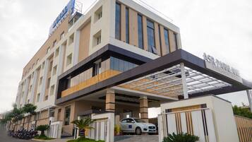 Majoituspaikan julkisivu