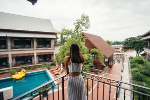 Superior Room, 1 Bedroom, Accessible | Balcony view