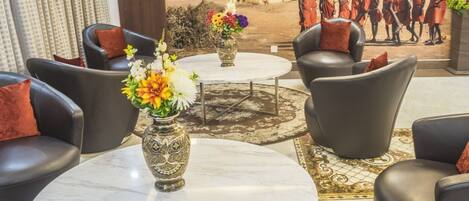 Sala de estar en el lobby