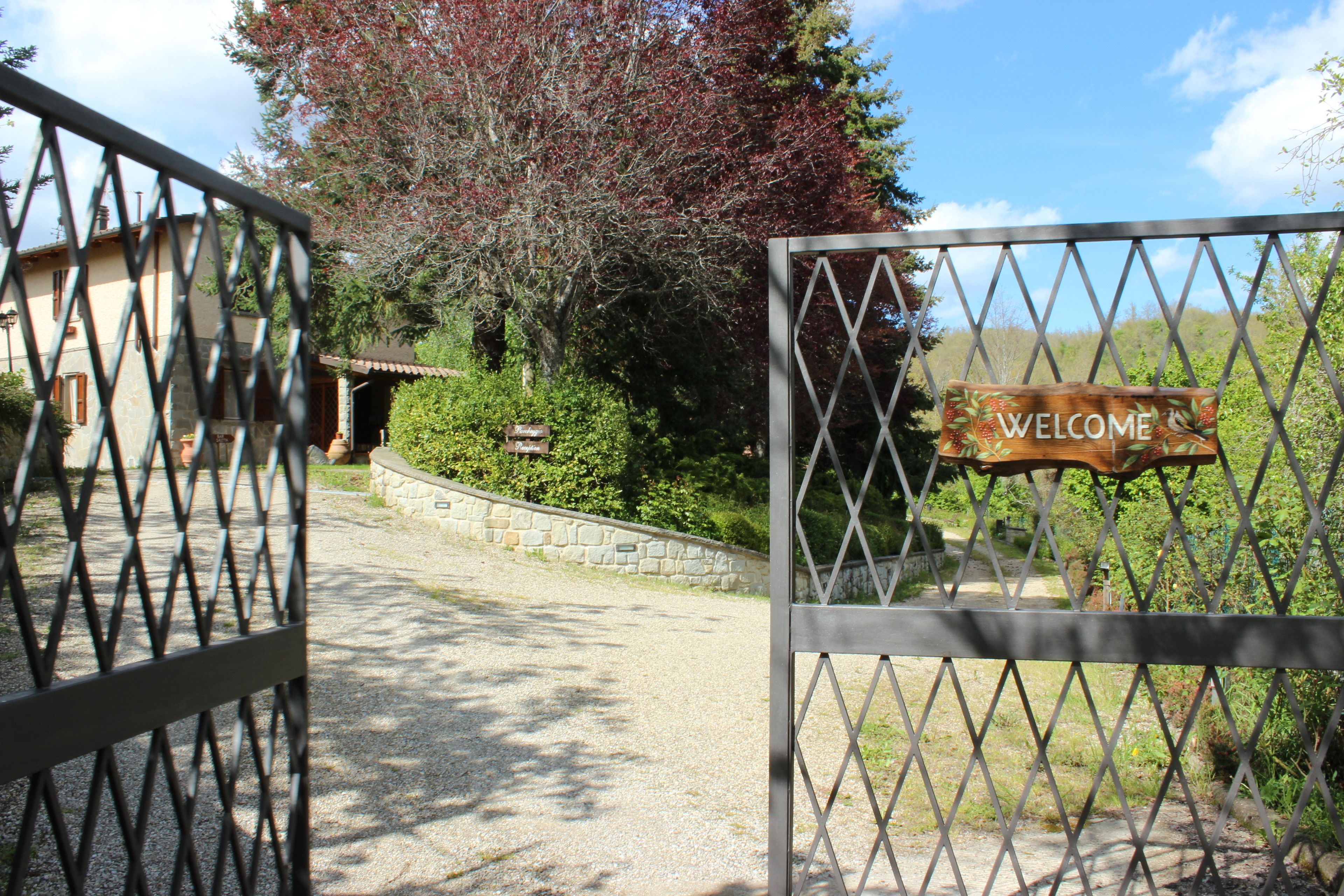 Entrada de la propiedad