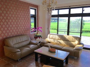 Lobby sitting area