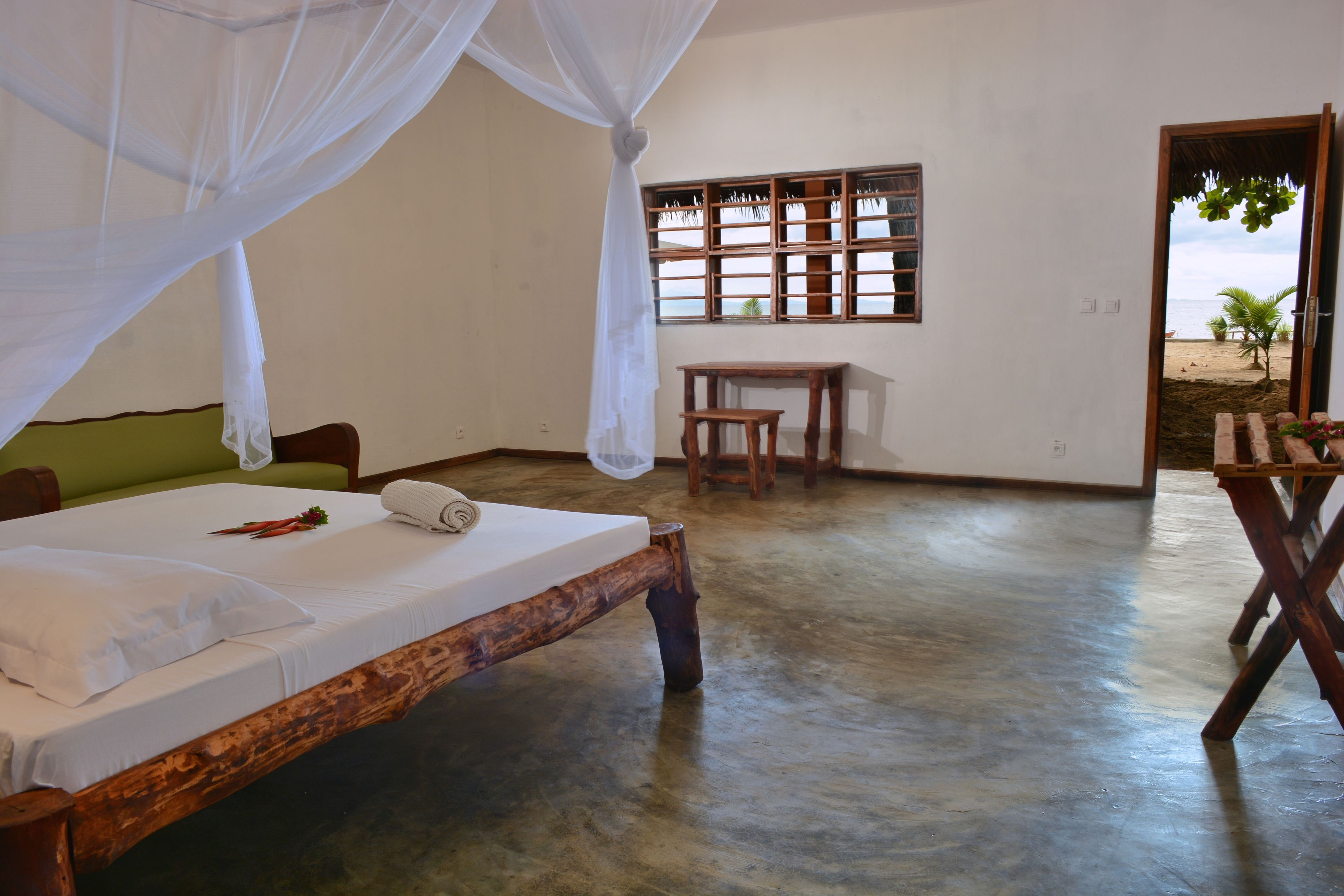 double room, beach view | in-room safe, free wifi, bed sheets