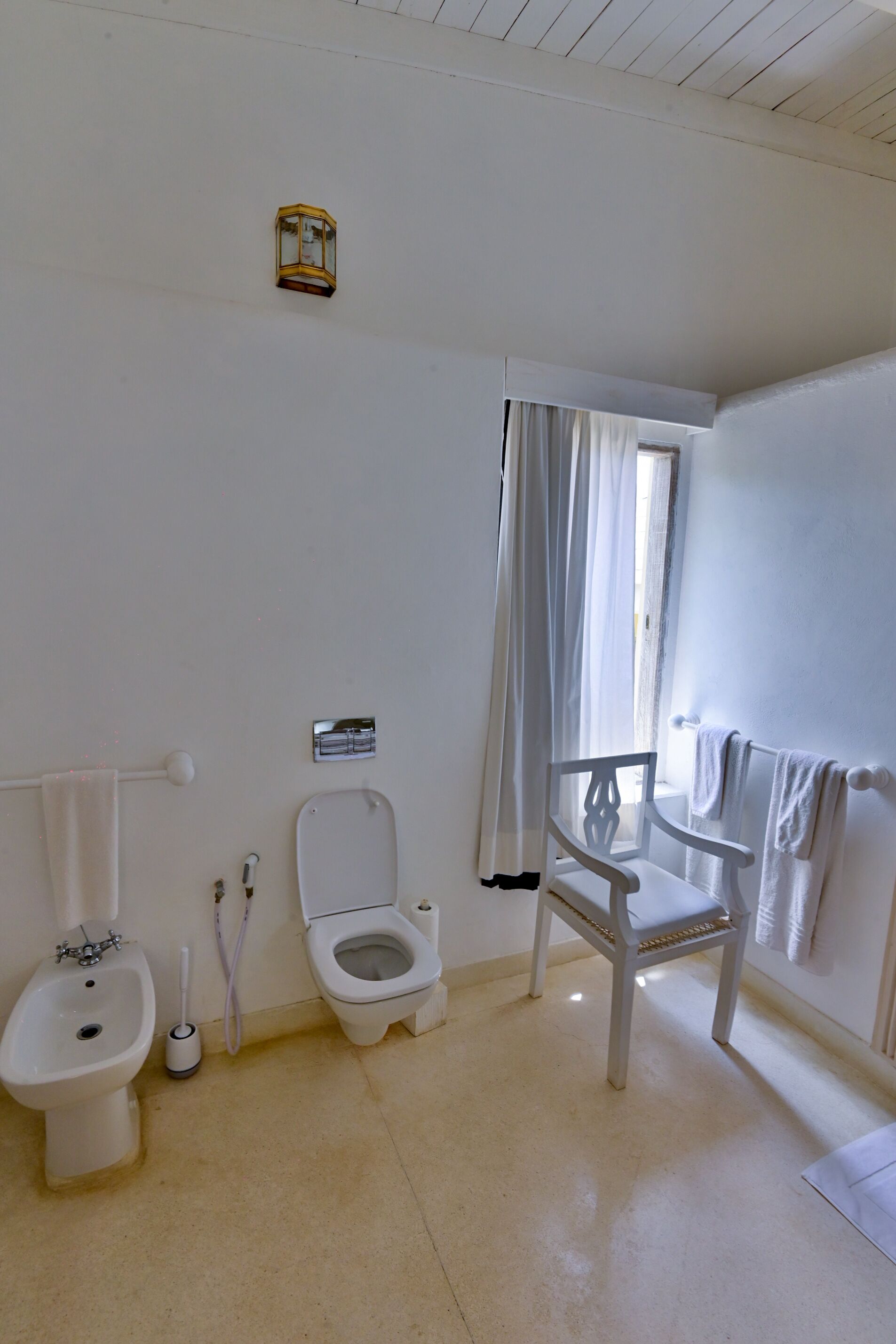superior double room | bathroom | shower, free toiletries, hair dryer, bathrobes