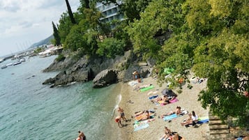 On the beach