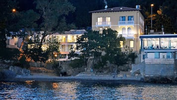 Front of property - evening/night
