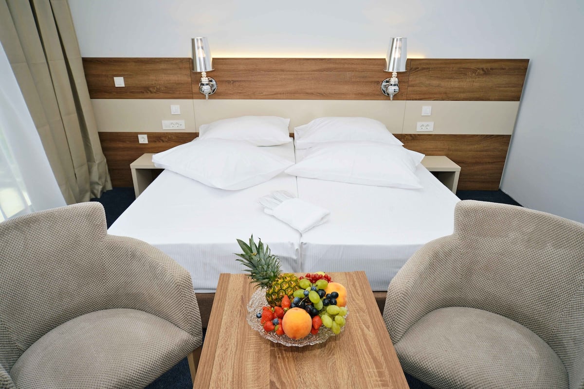 Deluxe Double or Twin Room | Minibar, in-room safe, desk, iron/ironing board