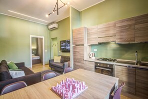 Apartment, 3 Bedrooms | Living area