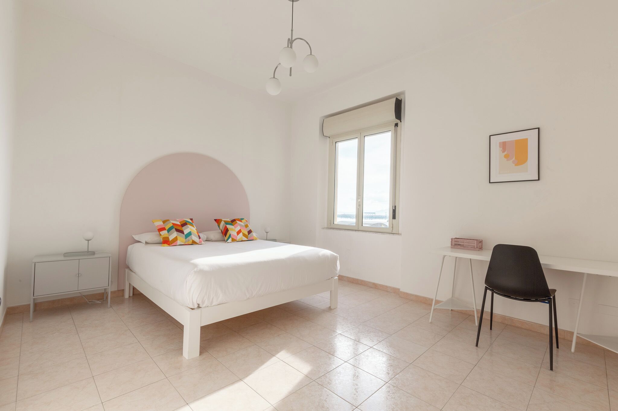 Apartamento conforto, 2 quartos, sacada, vista para a cidade | 1 quarto, roupas de cama premium