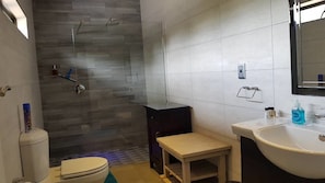 Luxury Cottage | Bathroom | Separate bathtub and shower, deep-soaking bathtub, towels