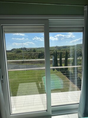 Chambre avec lits jumeaux, 2 lits jumeaux | Vue du balcon