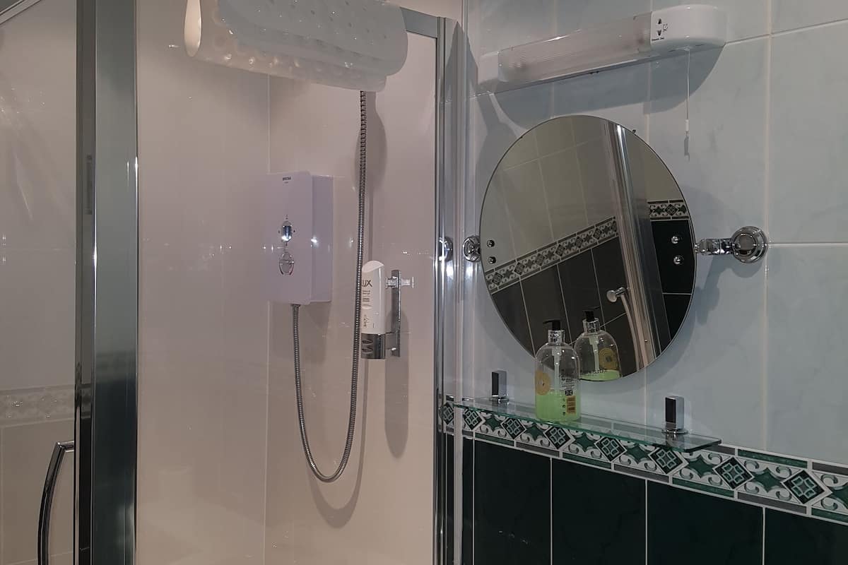 double or twin room | bathroom | shower, free toiletries, towels