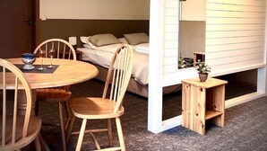 Quadruple Room, Private Bathroom | Premium bedding, desk, blackout drapes, iron/ironing board (on request) - Lamb Inn Öngulsstaðir (Akureyri)