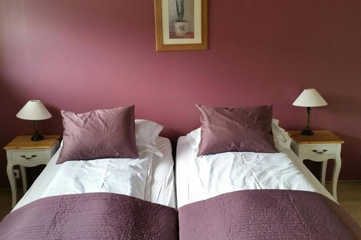 Double or Twin Room, Private Bathroom | Premium bedding, desk, blackout drapes, iron/ironing board (on request)