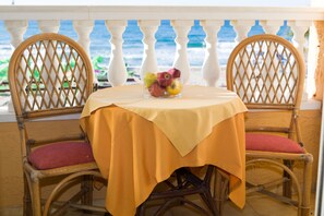 Standard Double or Twin Room, Sea View, Beachfront | Terrace/patio