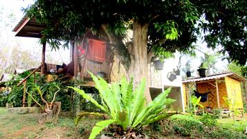 Modern Bungalow with Fan (Private Bathroom) | Terrace/patio