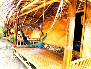 Bamboo Bungalow with Fan (Shared Bathroom) | View from room - Asama Bungalow (Ko Lanta)