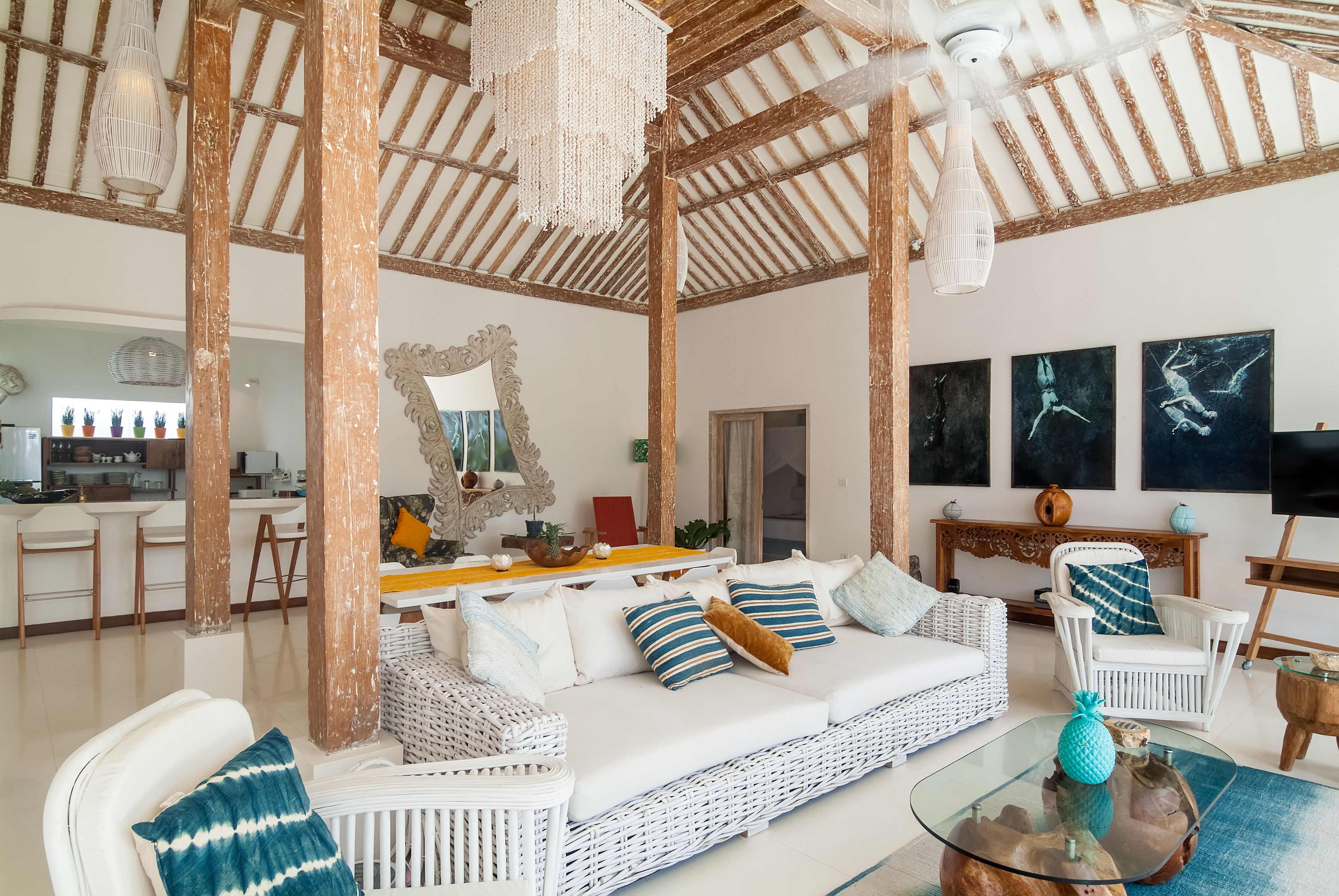 Villa – deluxe, 4 soverom | Oppholdsområde