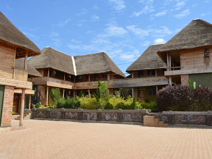 Voorkant van accommodatie